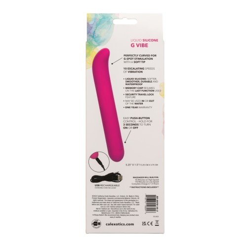 Bliss Liquid Silicone G Vibe Pink