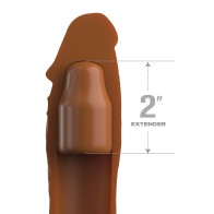 Fantasy X-tensions Elite 8 inch Sleeve with 2 inch Plug Tan