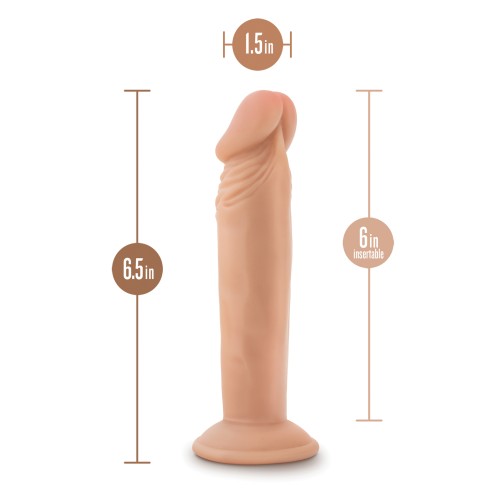 Blush Dr. Skin Plus 6" Posable Dildo - Vanilla