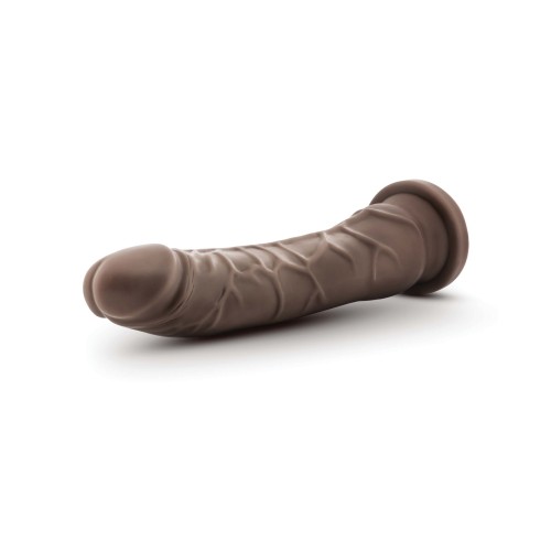 Blush Dr. Skin Plus 9 Inch Dildo Chocolate - Realistic Fun