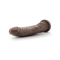 Blush Dr. Skin Plus Dildo de 9 Pulgadas Chocolate - Diversión Realista