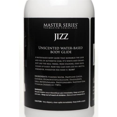 Master Series Jizz Water-Based Body Glide - 16oz Unscented