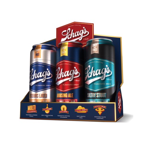 Blush Schag's Beer Can Stroker 6 Pack Kit