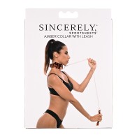 Sincerely Amber Collar and Leash