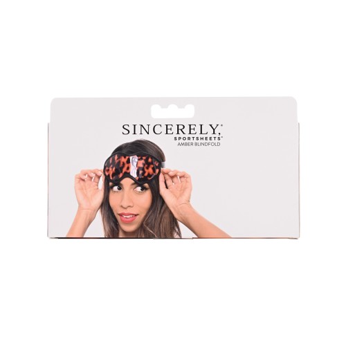 Sincerely Amber Blindfold Satin Ties