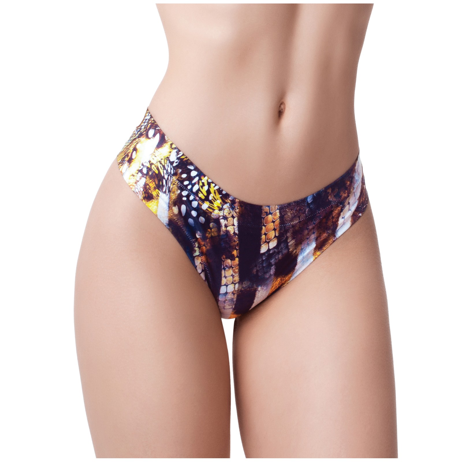 Mememe Go Wild Snake Printed Thong SM