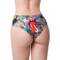 Mememe Psychotropical Trash Printed Briefs Comfort Fit