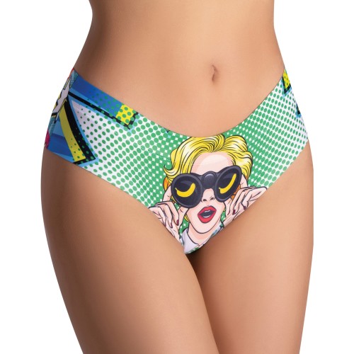 Mememe Comics Curious Girl Printed Briefs MD