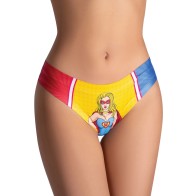 Mememe Comics Wonder Girl Printed Thong - Small