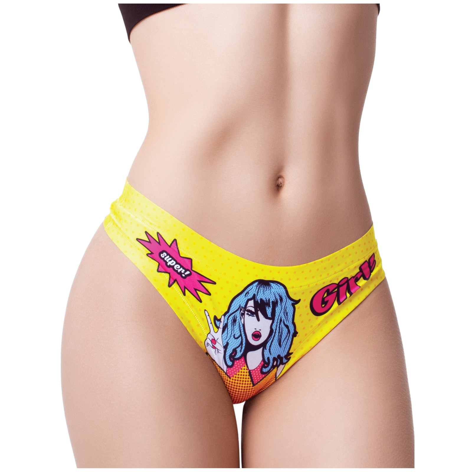 Mememe Comic Fans Printed Thong MD