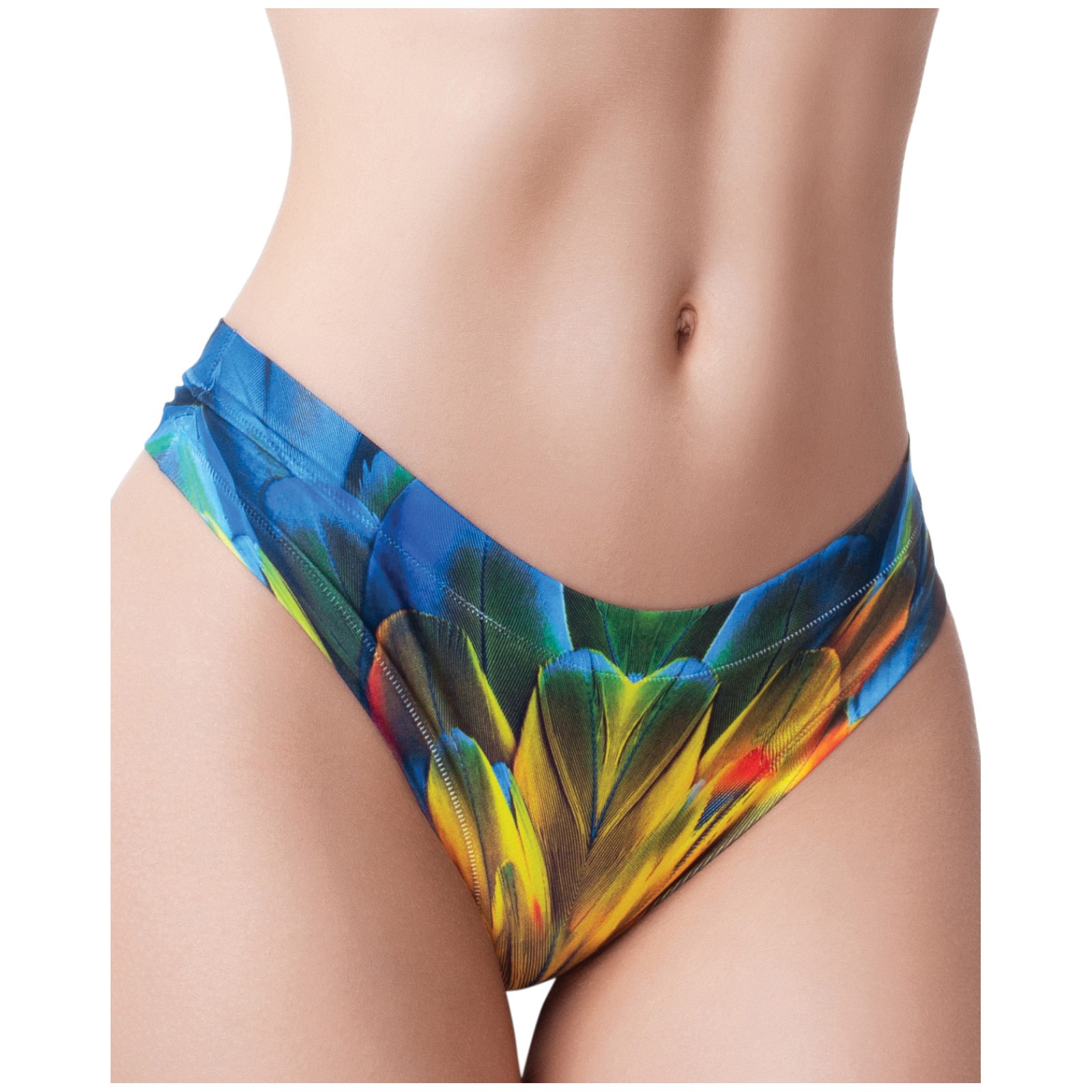 Mememe Paradise Birds Thong Printed Small