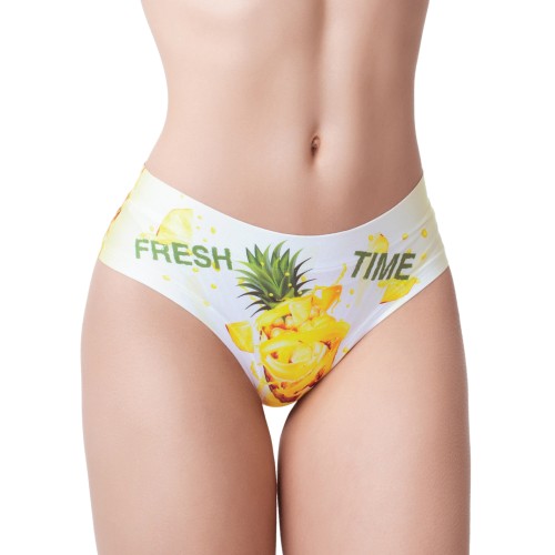 Comfortable Fresh Summer Pineapple Printed Slip