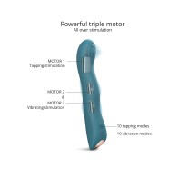 Love to Love Swap Tapping Vibrator Teal Me