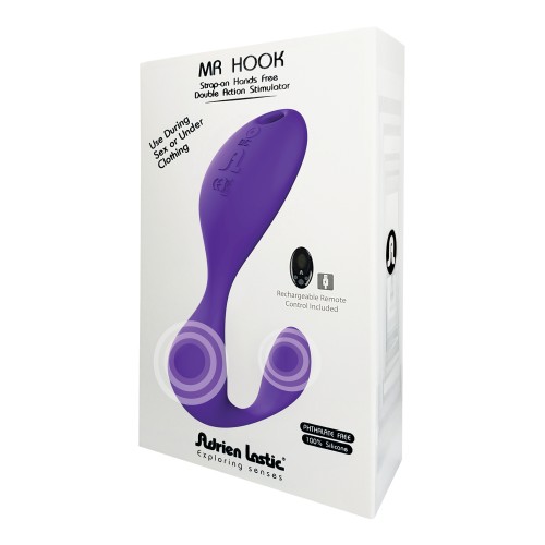 Vibrador Adrien Lastic Mr. Hook Púrpura