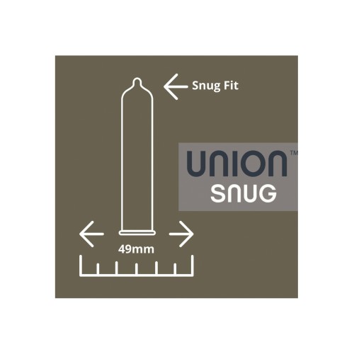 Condones Union Snug - Paquete de 12