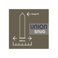 Condones Union Snug - Paquete de 12