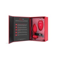 b-Vibe Vibrating Heart Plug for Glamorous Pleasure