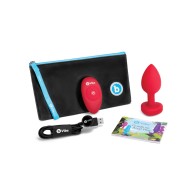 b-Vibe Vibrating Heart Plug for Glamorous Pleasure