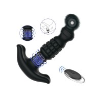 Pineapple Man Vibrating Prostate Massager Black