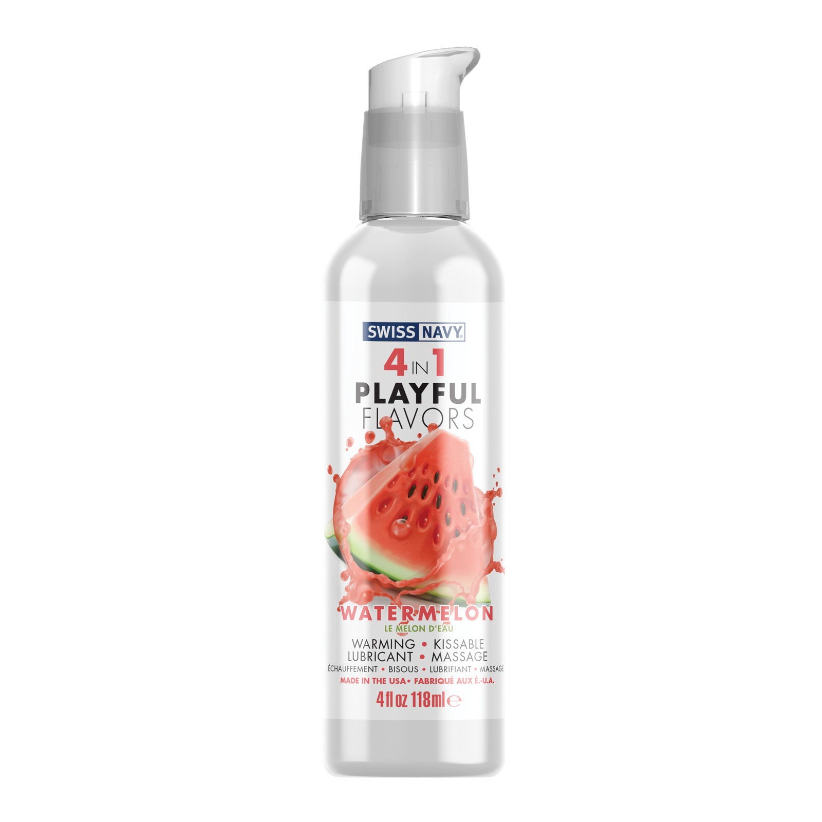 Swiss Navy 4 in 1 Playful Flavors Watermelon - 4 oz