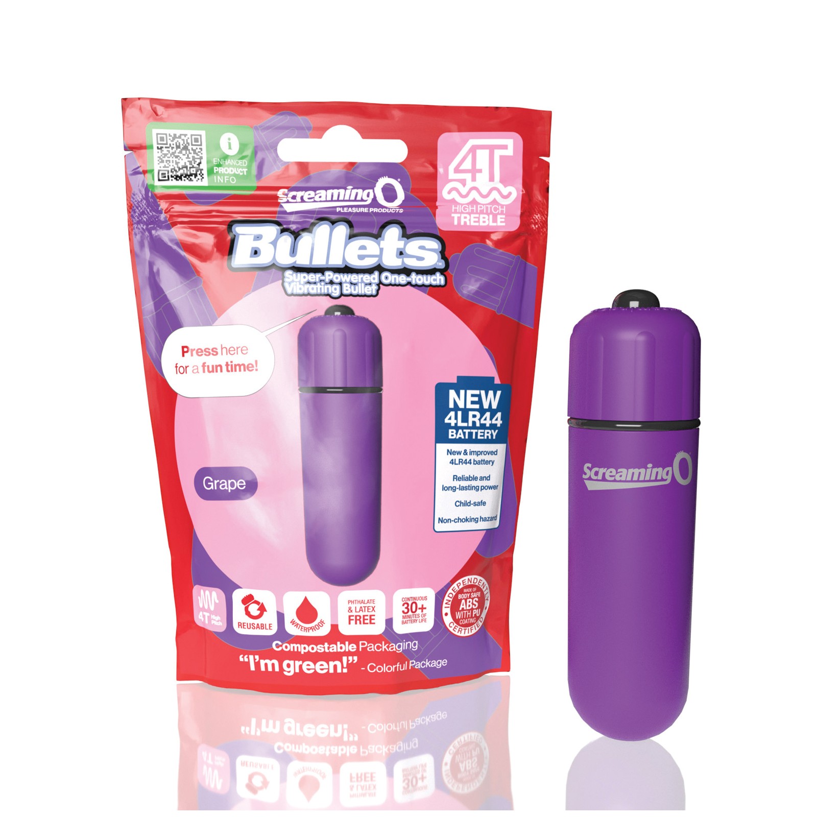 4T Bullet Vibrator - Grape