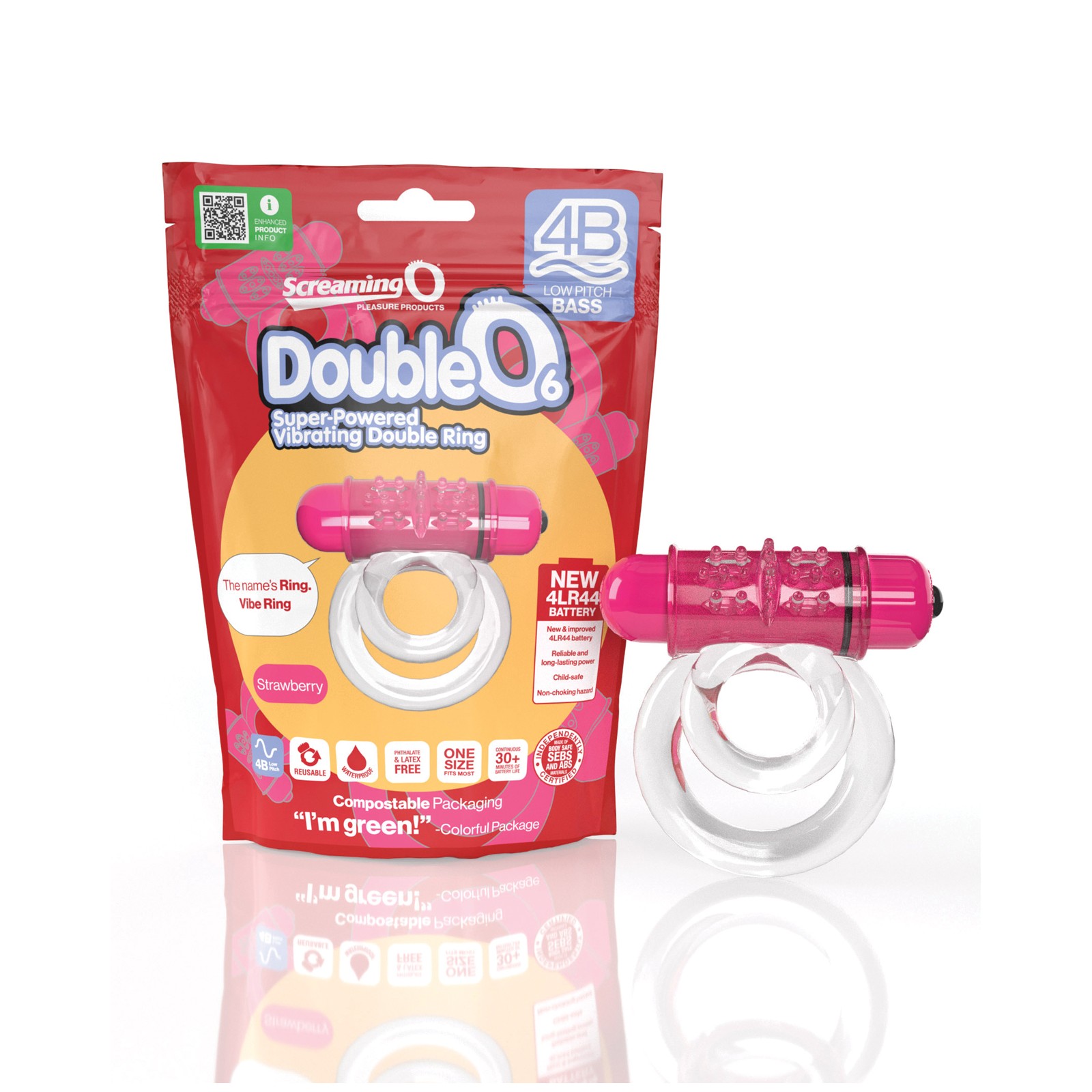 Screaming O 4B Double O Vibrator for Couples