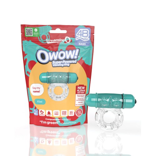 Screaming O 4B OWow Vibrating Ring - Kiwi Flavor