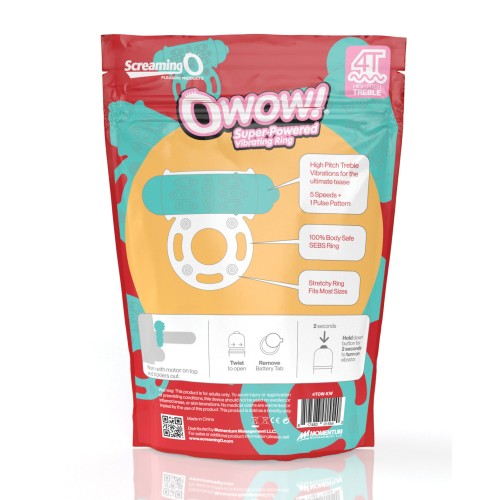 Screaming O 4T OWow Kiwi Vibrating Ring