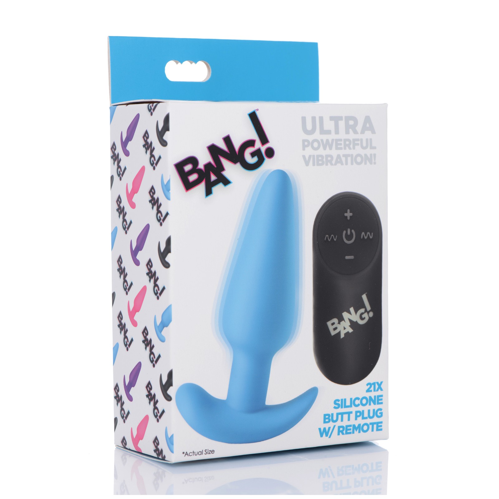 Bang 21X Vibrating Silicone Butt Plug