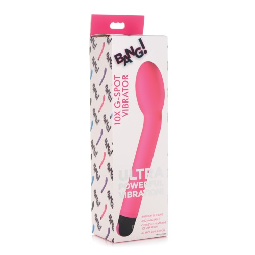 Vibrador Bang 10X para el Punto G Rosa