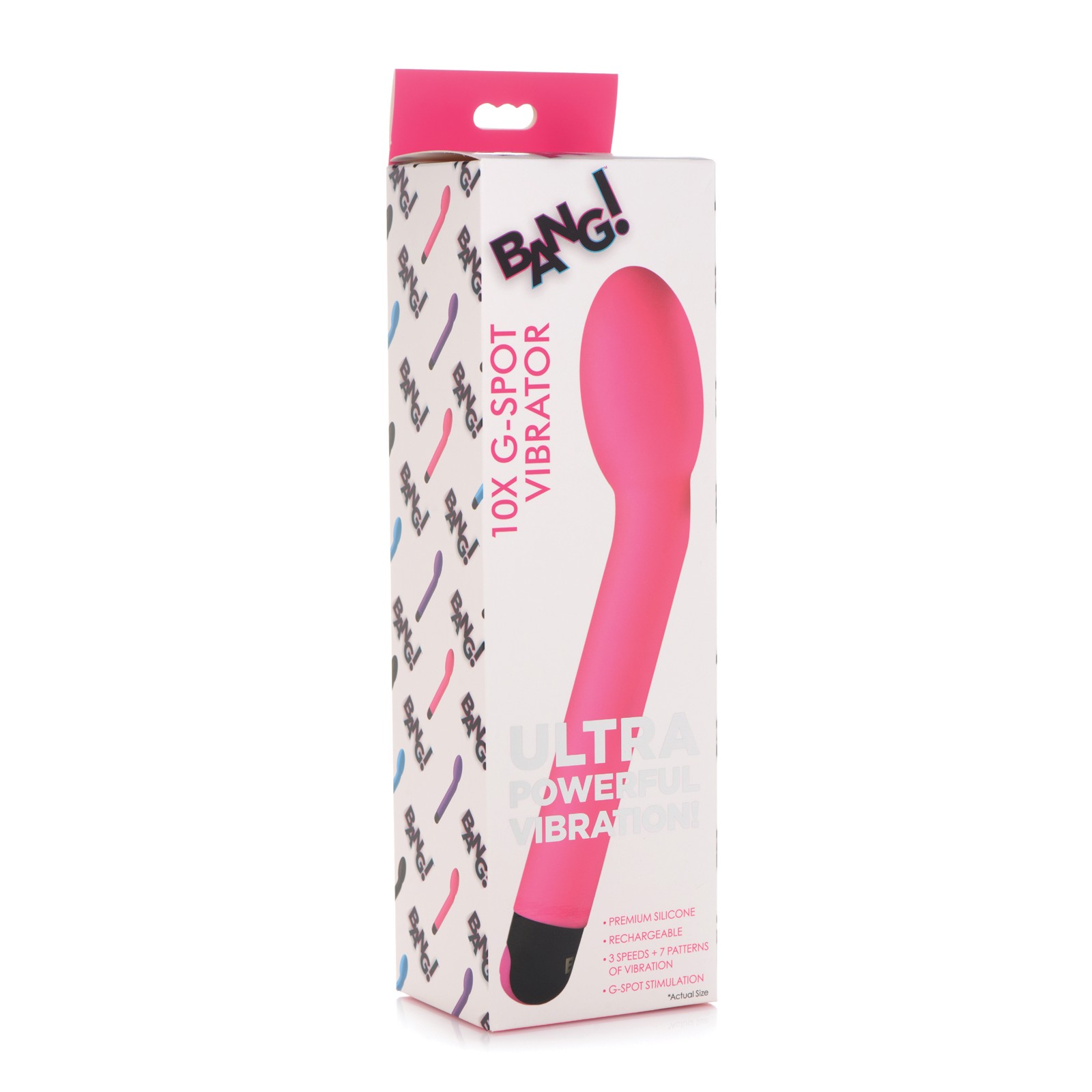 Vibrador Bang 10X para el Punto G Rosa