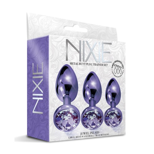 Set de Plugs Anales Metálicos Nixie para Entrenamiento Gradual