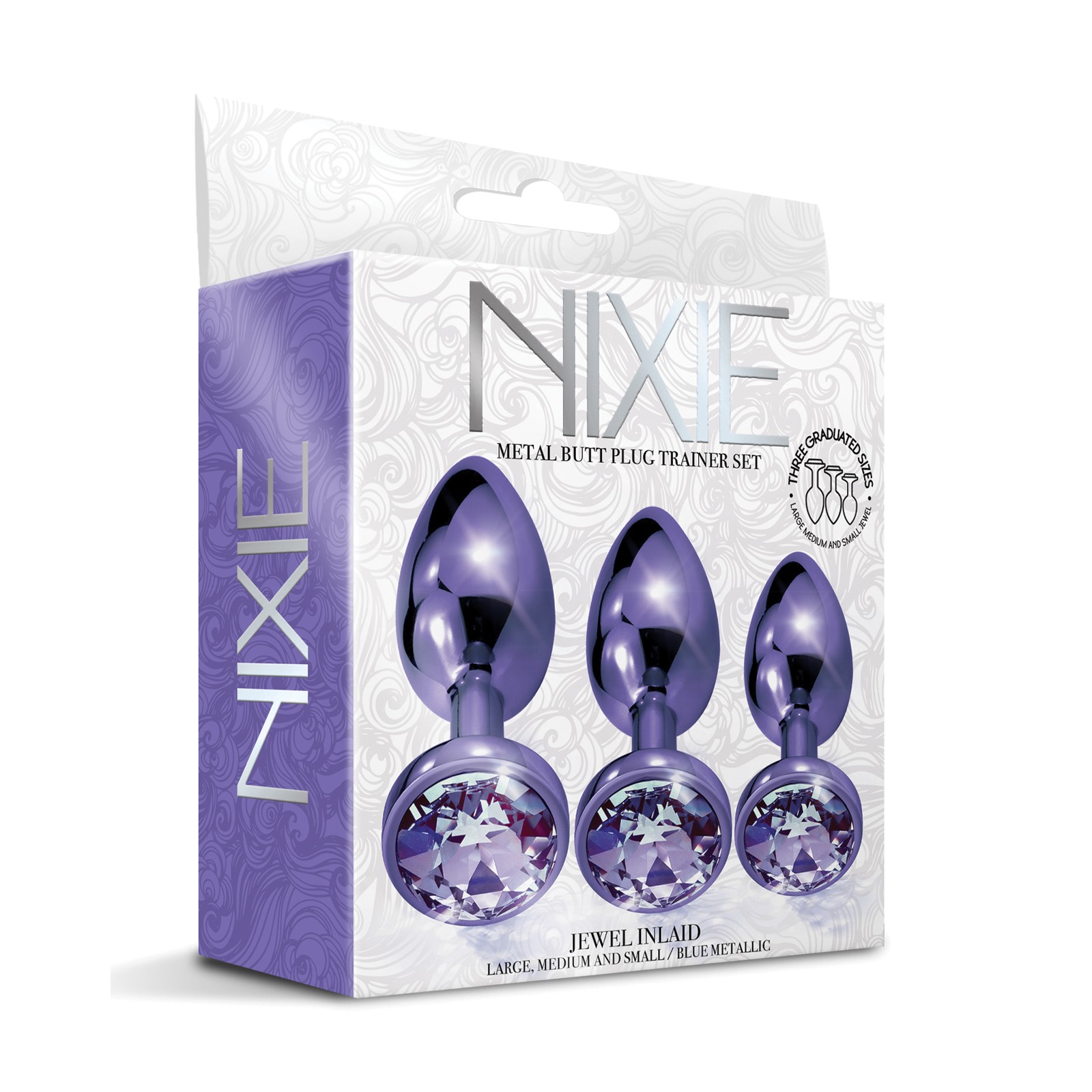 Nixie Metal Butt Plug Set for Gradual Training