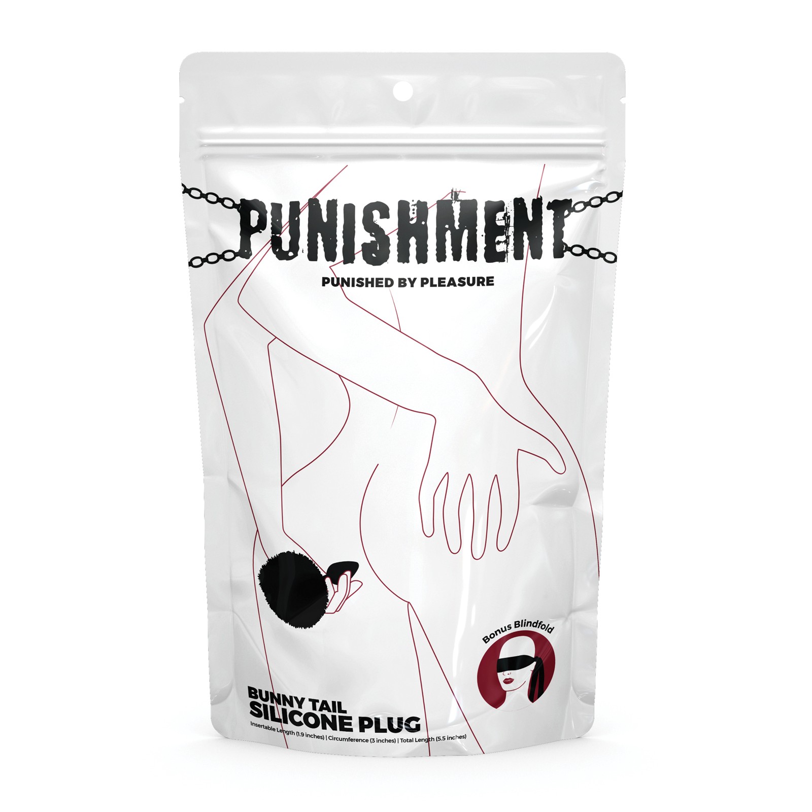 Punishment Bunny Tail Silicone Butt Plug for Playful Exploration