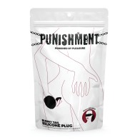 Punishment Bunny Tail Silicone Butt Plug for Playful Exploration