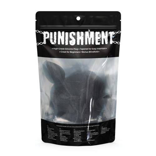 Punishment Bunny Tail Silicone Butt Plug for Playful Exploration