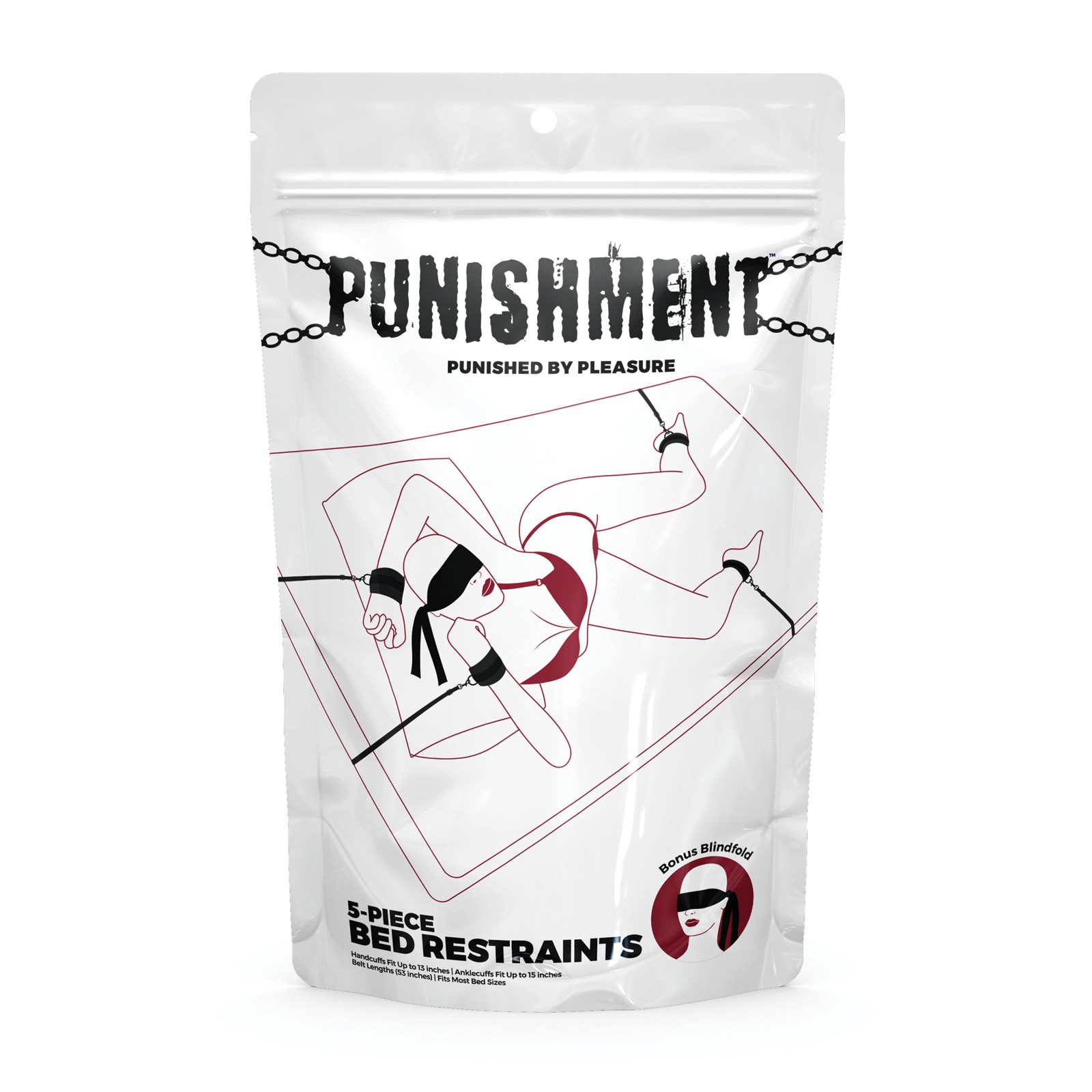 Kit de Restricciones para Cama Punishment - 5 Piezas