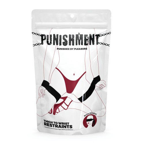 Punishment Thigh to Wrist Restraints - Explore New Pleasures