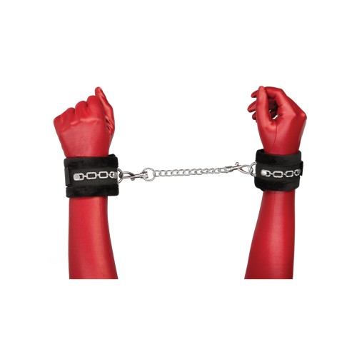 Punishment Crystal Detail Handcuffs - Luxurious Bondage