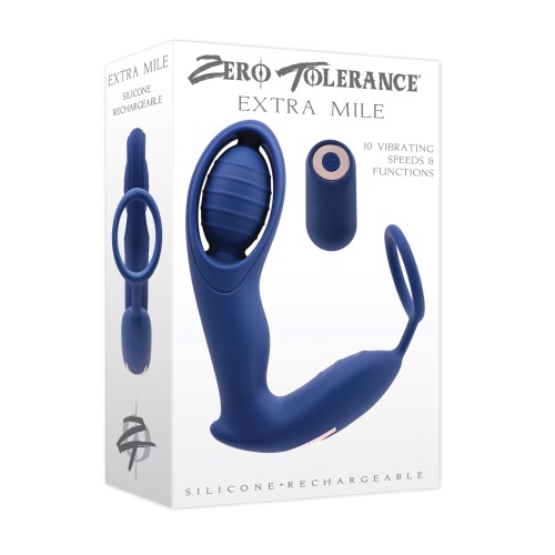 Vibrador C Ring Extra Mile Zero Tolerance - Azul