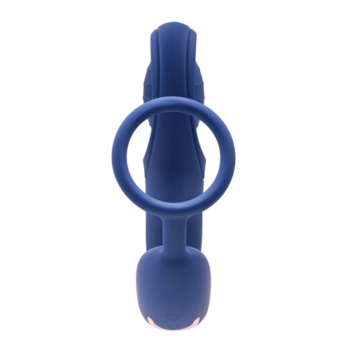 Zero Tolerance Extra Mile C Ring Vibrator - Blue