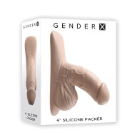 Packer de Silicona 4 Pulgadas Gender X Marfil