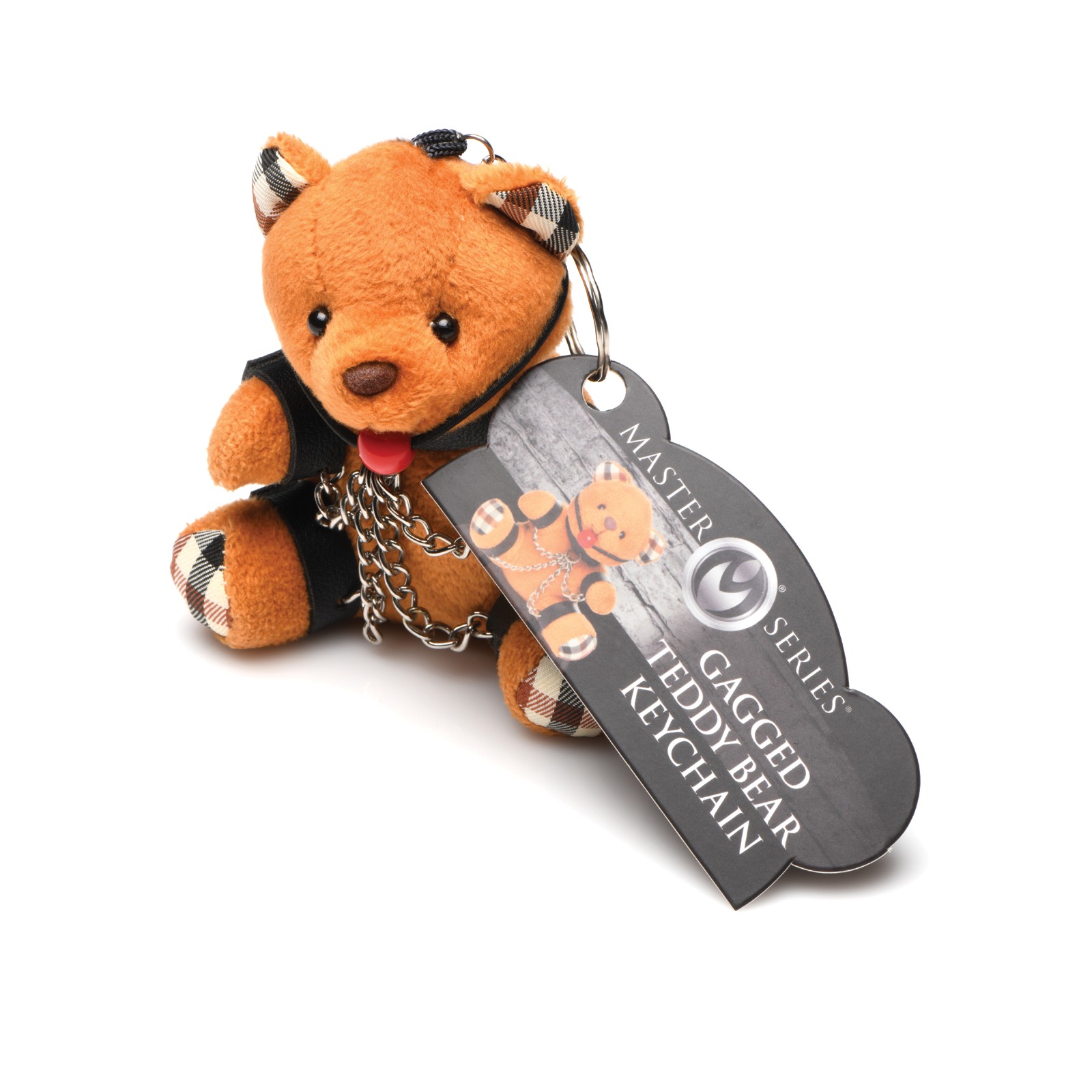 Master Series Gagged Teddy Bear Keychain