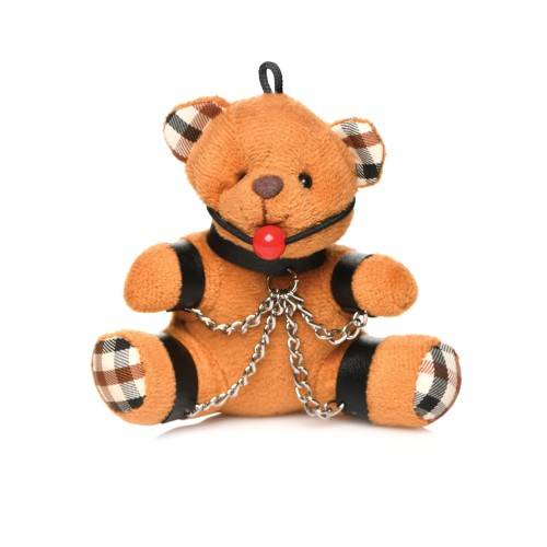 Master Series Gagged Teddy Bear Keychain