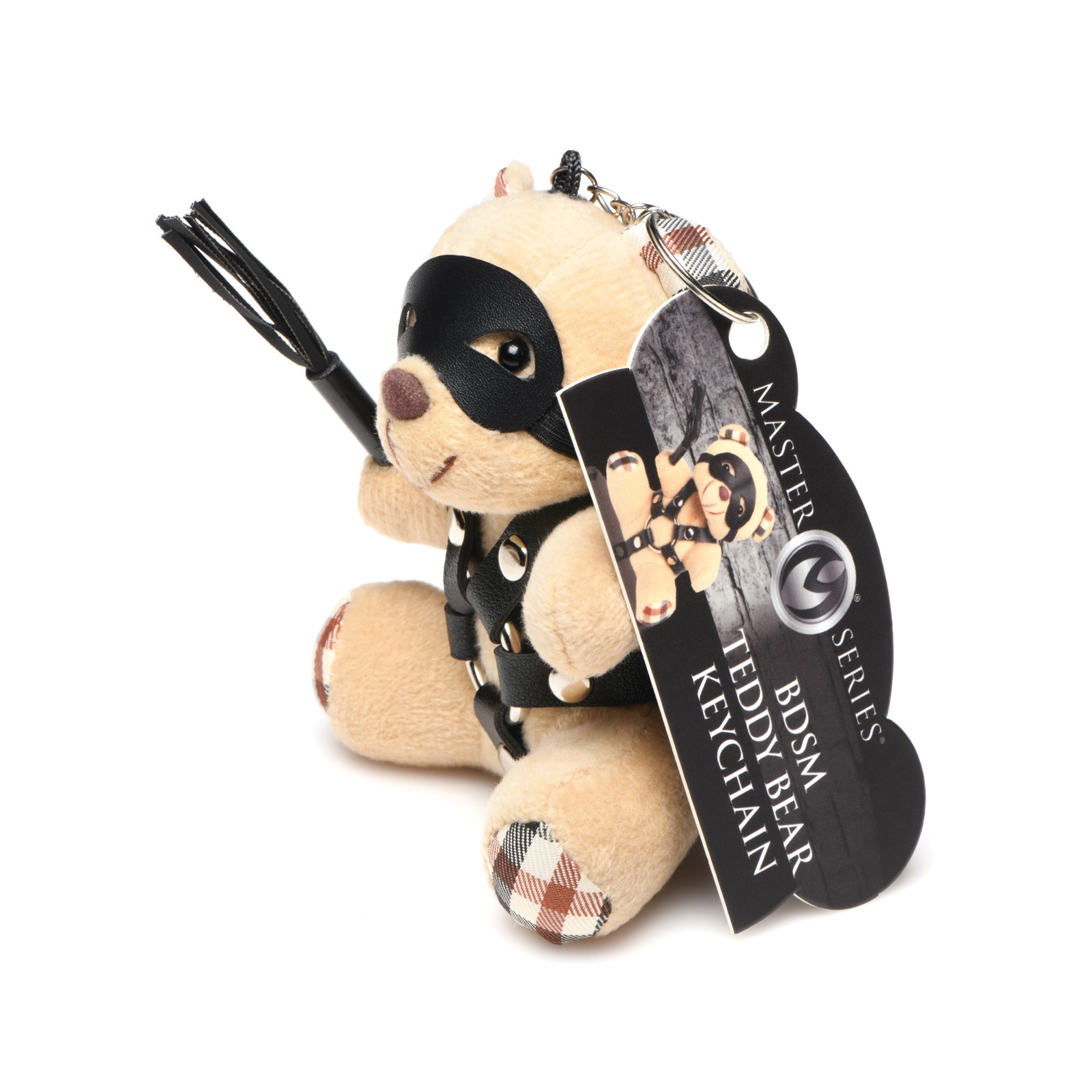 Master Series BDSM Teddy Bear Keychain for Kinky Fun