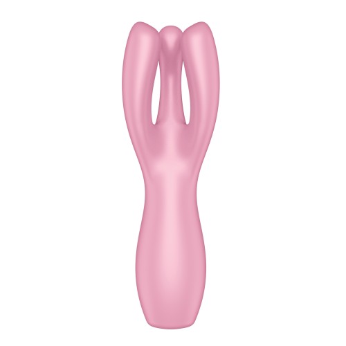 Satisfyer Threesome 3 Vibrador Lay-On en Rosa