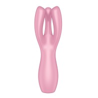 Satisfyer Threesome 3 Lay-On Vibrator in Pink