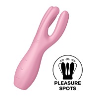 Satisfyer Threesome 3 Vibrador Lay-On en Rosa