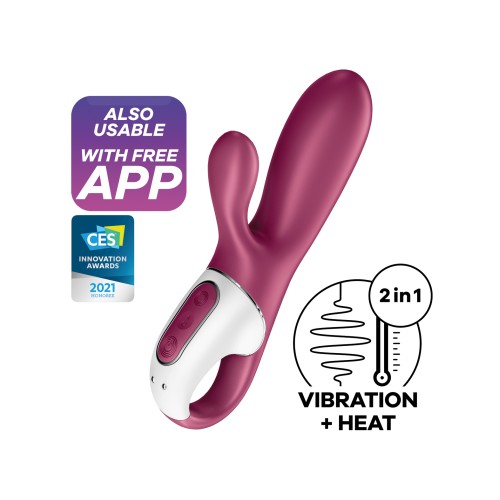 Satisfyer Hot Bunny - Berry for Double Stimulation