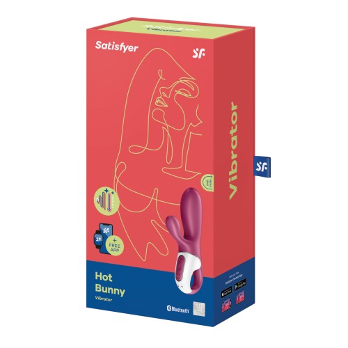 Satisfyer Hot Bunny - Berry for Double Stimulation